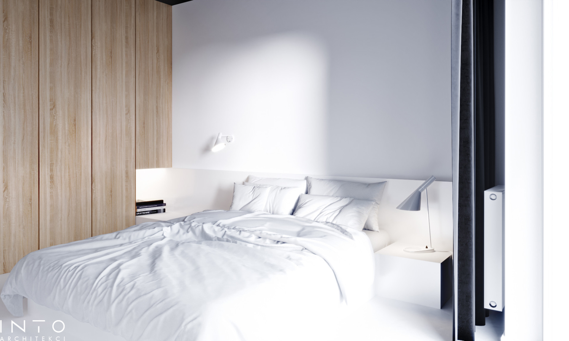 Minimalistyczne mieszkanie 55 m² Warszawa